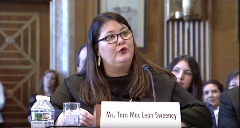 Tara Sweeney Indian Affairs Hearing Screengrab